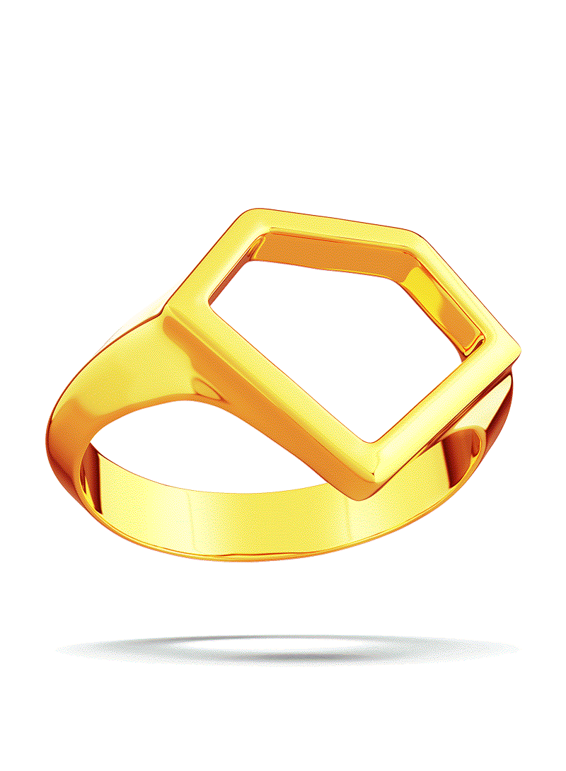 0800 Don Rouch Gold Soul Ring Rings Gold