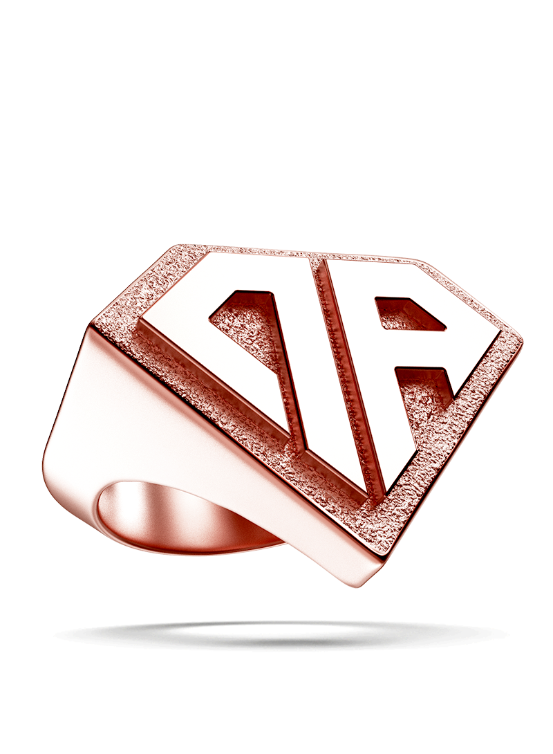 0800 Don Rouch Classic Rose Gold Ring Rings Rose Gold