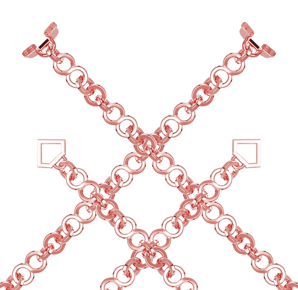  Chains Rose Gold