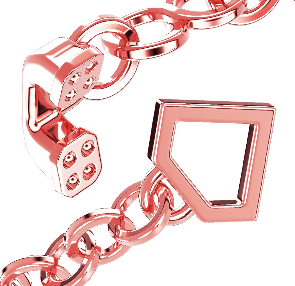  Chains Rose Gold