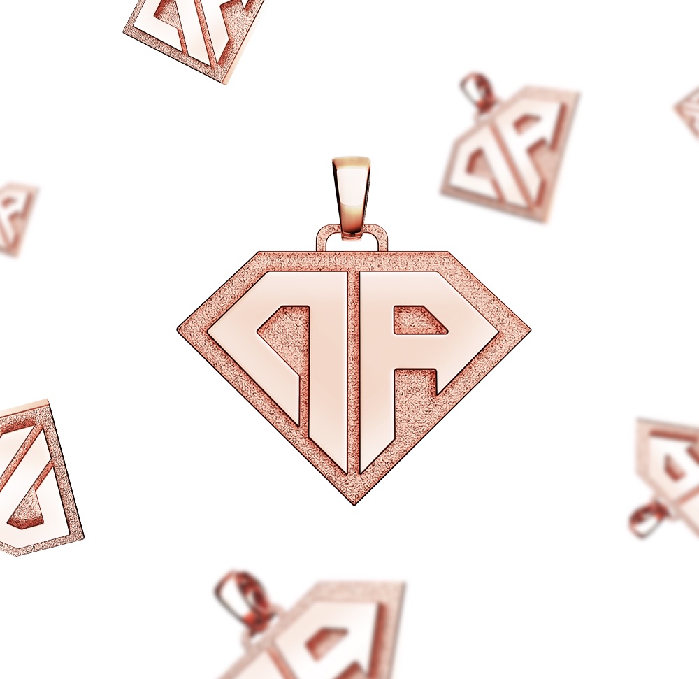  Pendants Rose Gold