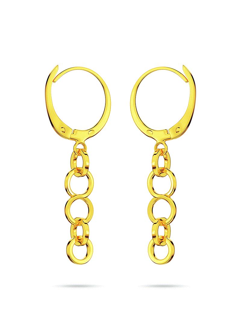 Arit8s Gold Earrings Gold