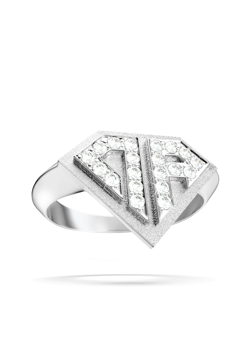 Baby Rouch Full Ice Ring Baby Rouch Silver