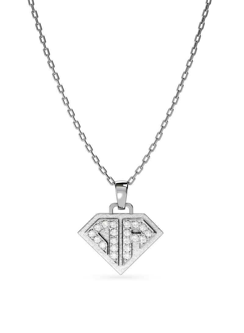 Full Ice Baby Rouch Chain Baby Rouch Silver