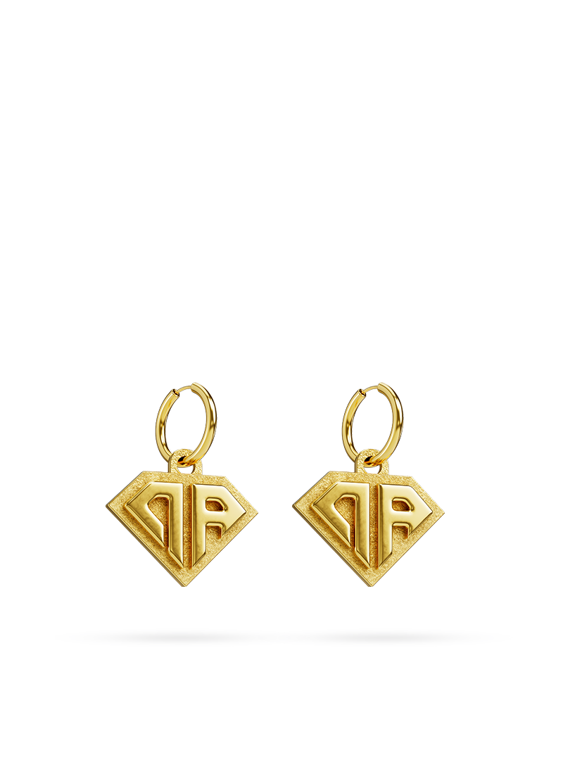 Baby Rouch Classic Gold Earrings Baby Rouch Gold