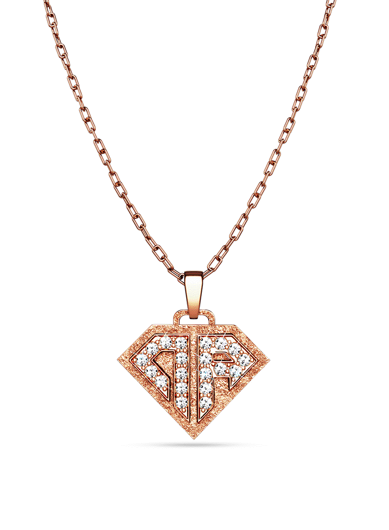 Plated Full Ice Baby Rouch Chain Baby Rouch Gold Bath