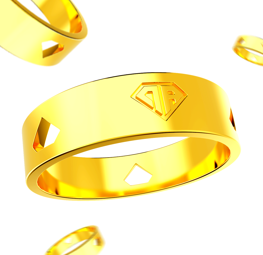  Rings Gold Bath