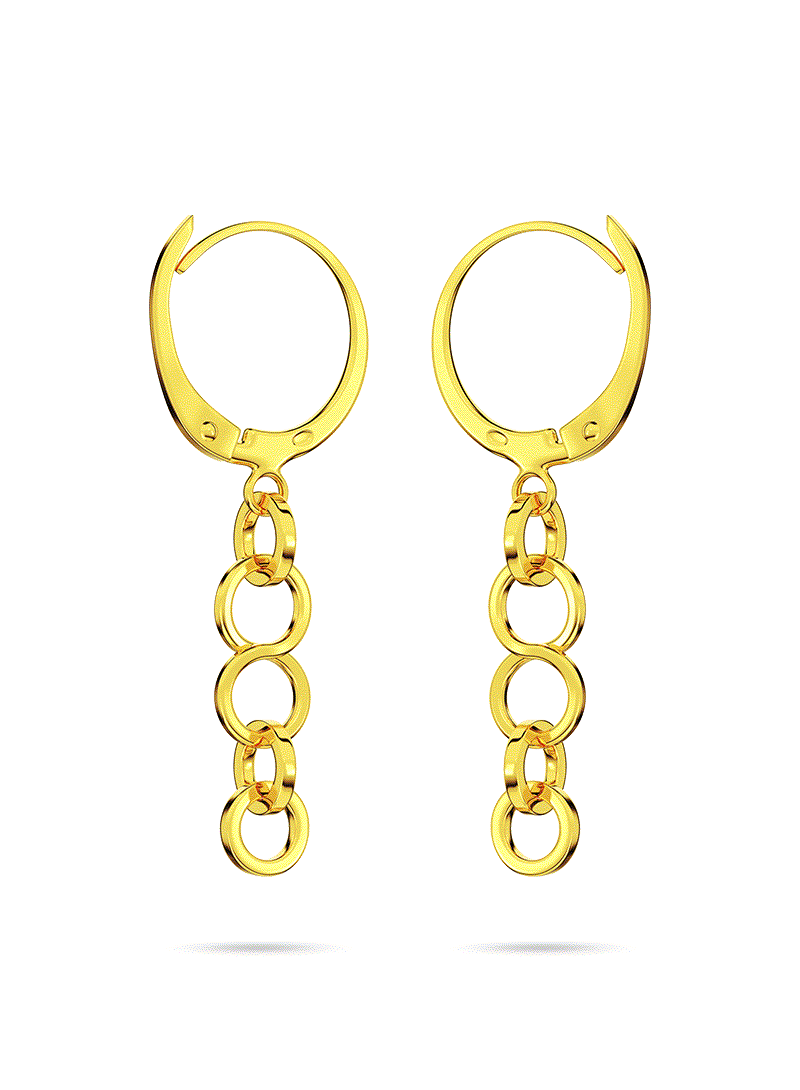 Plated Arit8s Earrings Gold Bath