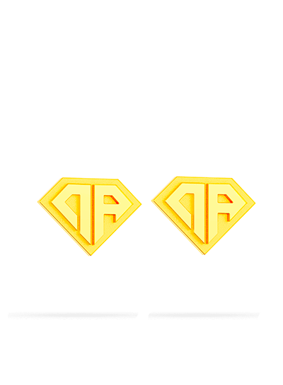 Plated Baby Rouch Fru Fru Classic Earrings Baby Rouch Gold Bath