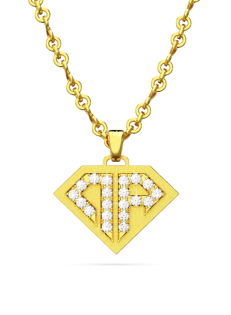 Plated Roque´s Full Ice Chain Chains Gold Bath