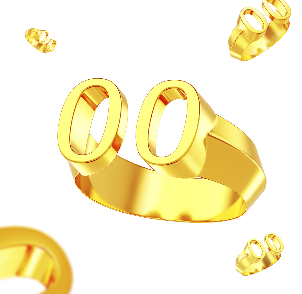  Rings Gold Bath