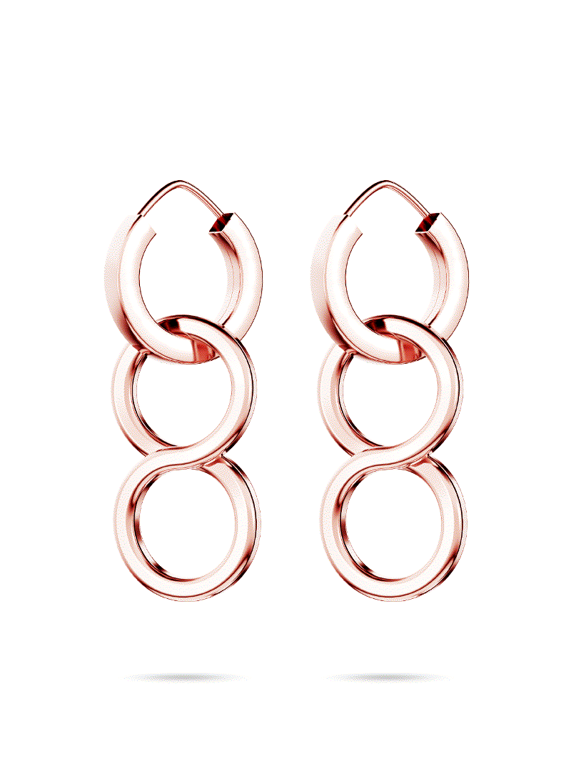 Plated 08 Silver Earrings Earrings Gold Bath