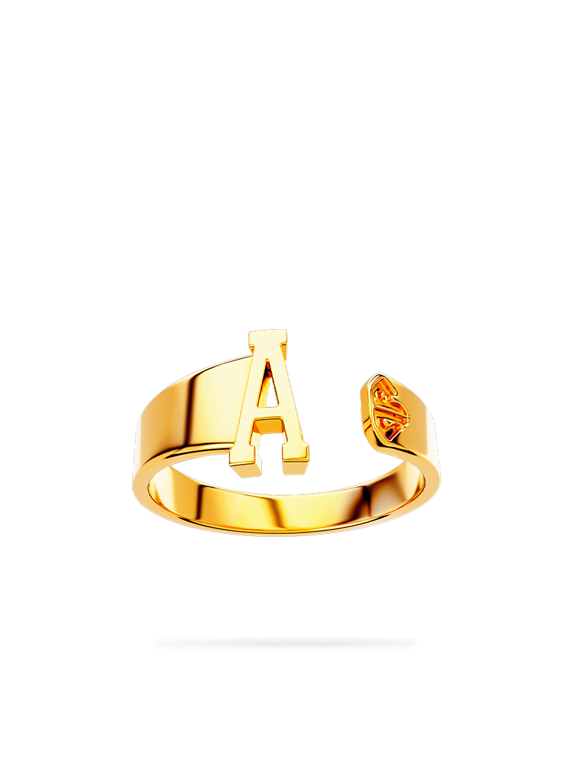 Plated 0800 Essentials Ring 0800 Essentials Gold Bath