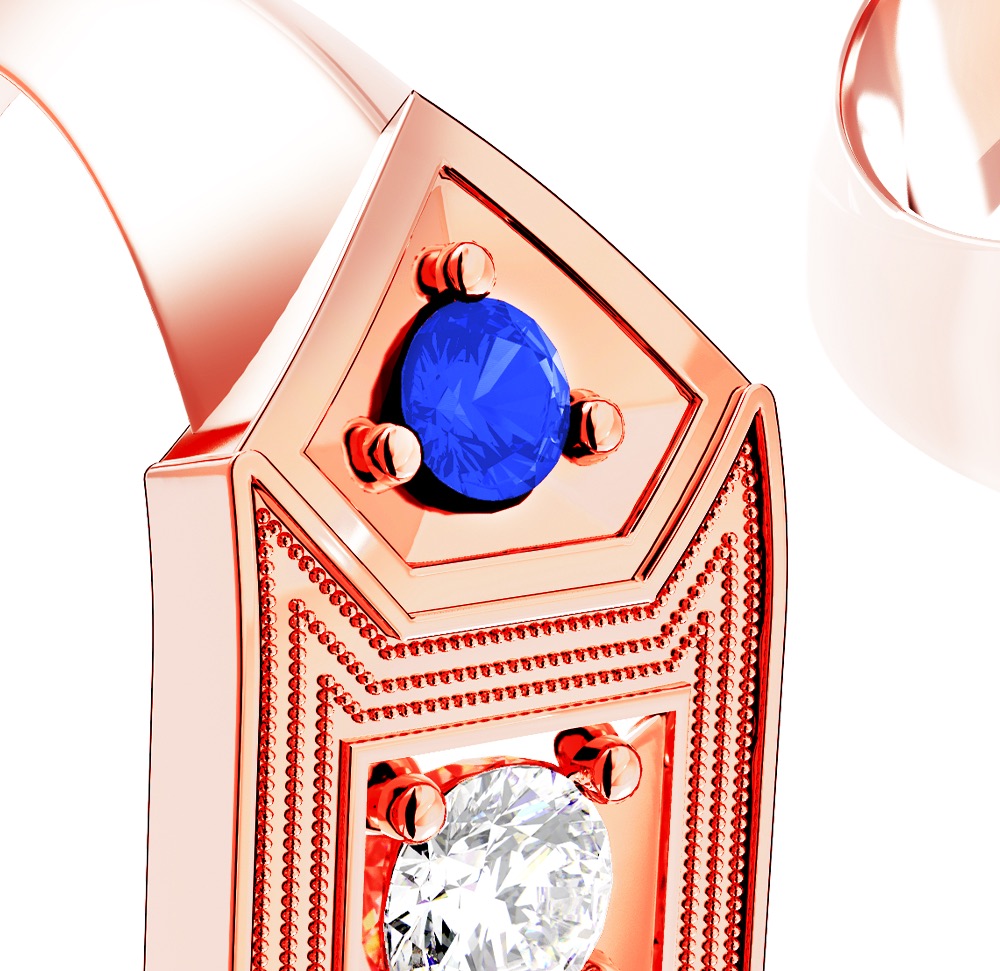  Rings Rose Gold