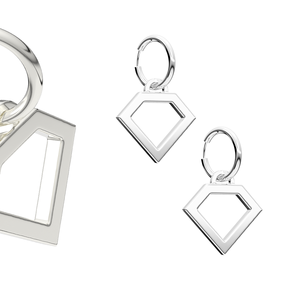  Earrings Silver