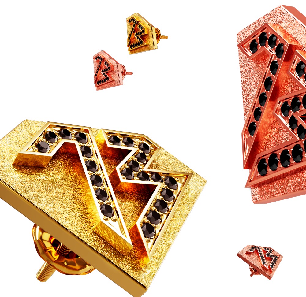  Earrings Gold Bath