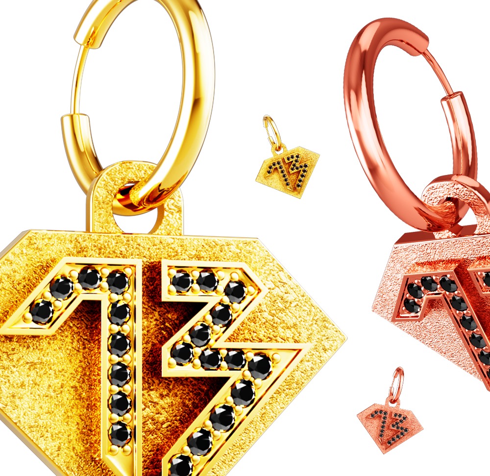  Earrings Gold Bath
